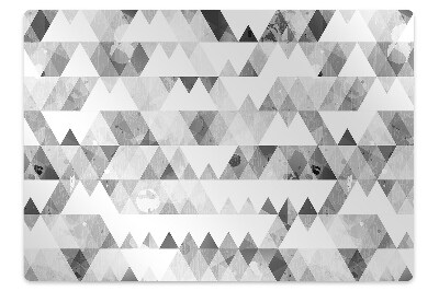 Podložka pod stoličku Gray trojuholníky vzorec