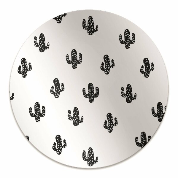 Ochranná podložka pod stoličku Cactus vzor