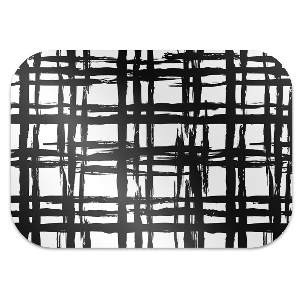 Podložka pod stoličku plaid pattern
