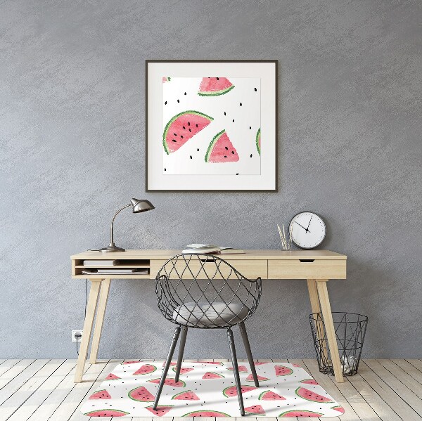 Podložka pod kolieskovú stoličku Watermelon rain