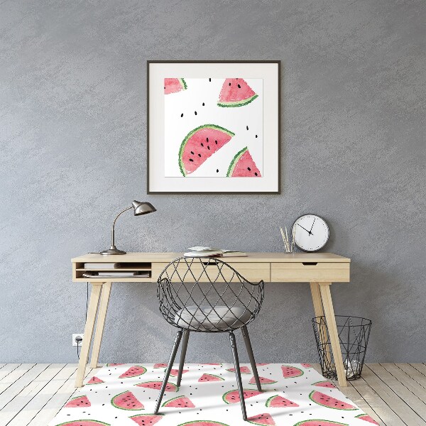 Podložka pod kolieskovú stoličku Watermelon rain