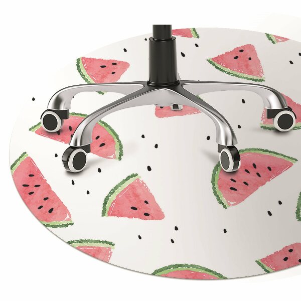 Podložka pod kolieskovú stoličku Watermelon rain