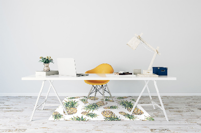 Podložka pod kolieskovú stoličku ananásy