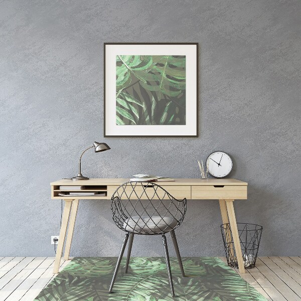 Podložka pod stoličku Tropical Monstera