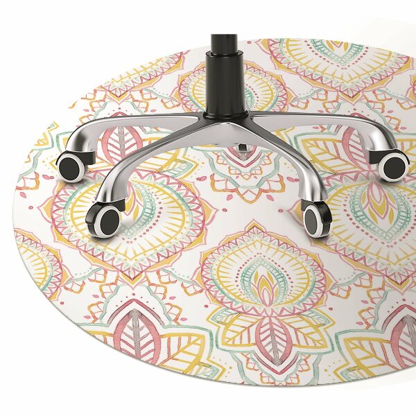 Podložka pod kancelársku stoličku indian pattern