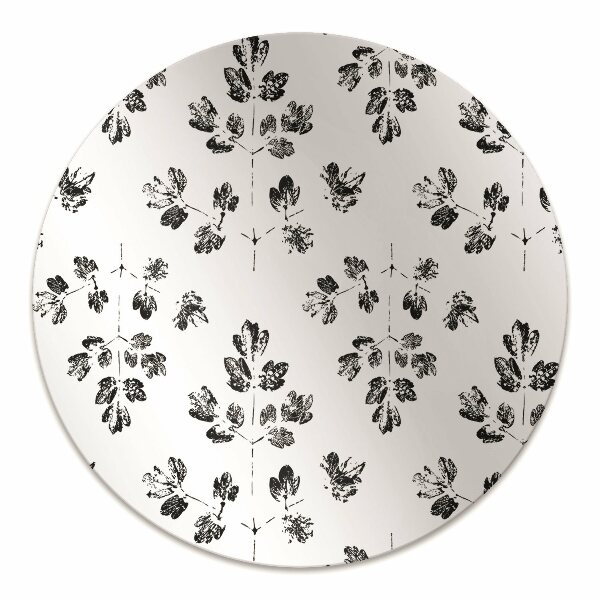 Podložka pod kancelársku stoličku Black and white pattern