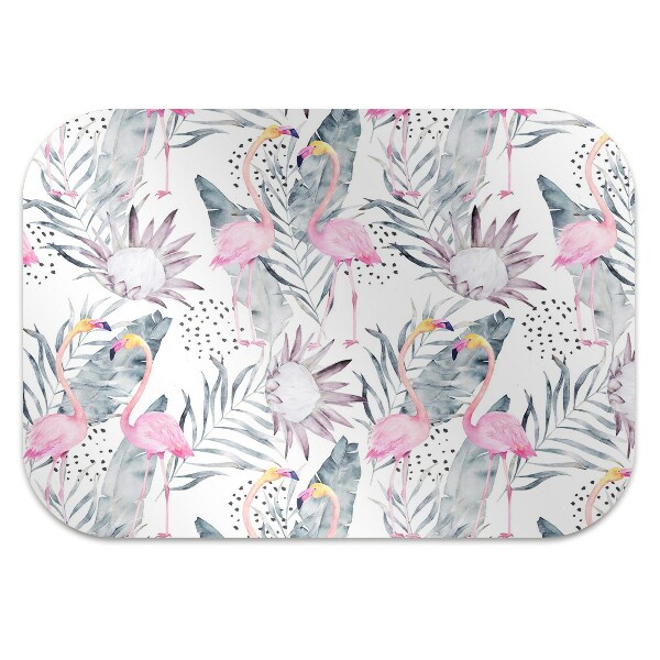 Podložka pod kolieskovú stoličku Flamingos
