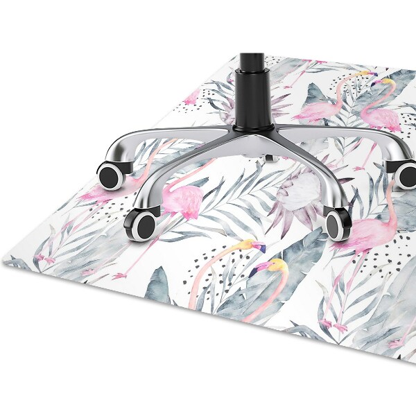 Podložka pod kolieskovú stoličku Flamingos