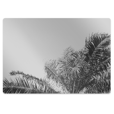 Ochranná podložka pod stoličku Palmové stromy proti oblohe