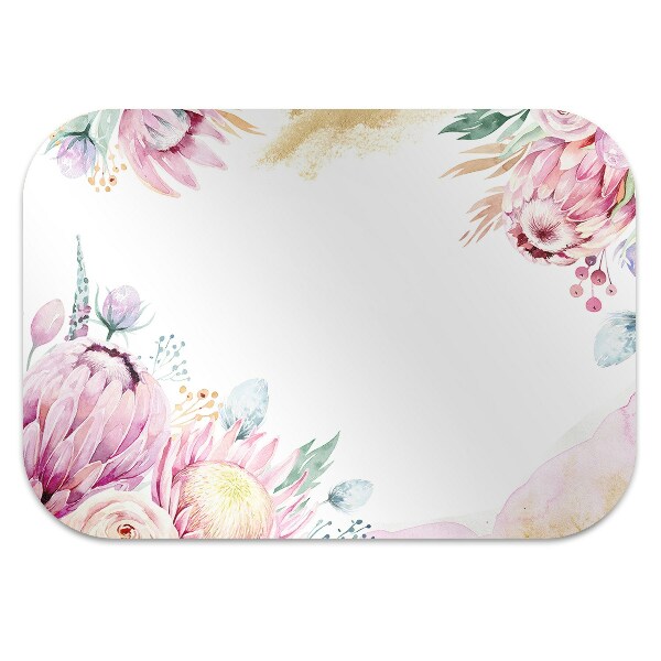 Ochranná podložka pod stoličku Flower frame