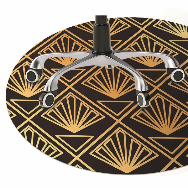 Podložka pod kancelársku stoličku v štýle Art Deco