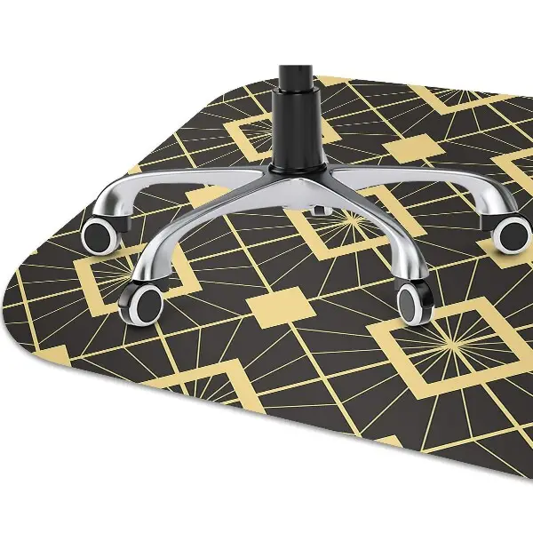 Ochranná podložka pod stoličku retro pattern