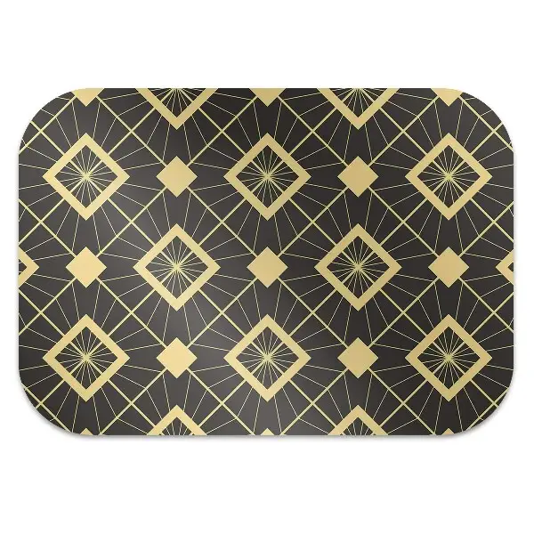 Ochranná podložka pod stoličku retro pattern