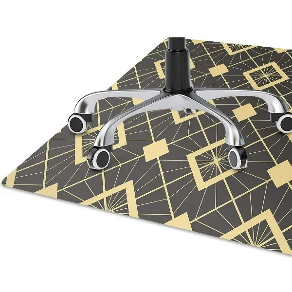 Ochranná podložka pod stoličku retro pattern
