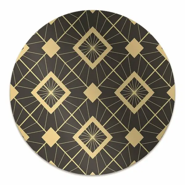 Ochranná podložka pod stoličku retro pattern