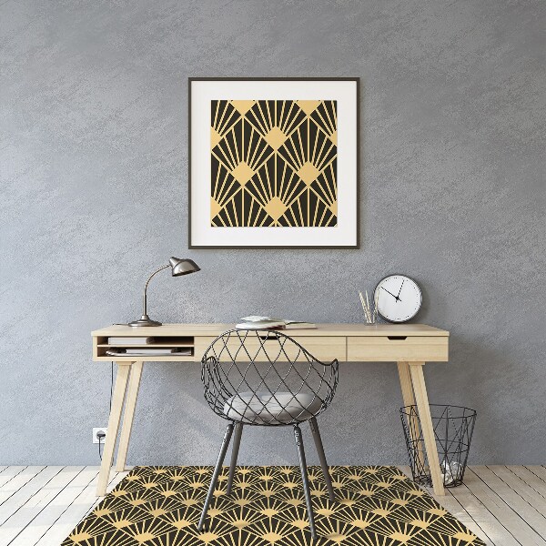 Podložka pod kolieskovú stoličku art deco