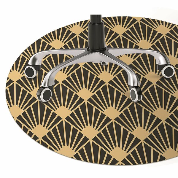 Podložka pod kolieskovú stoličku art deco