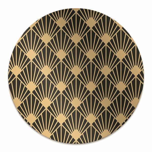 Podložka pod kolieskovú stoličku art deco