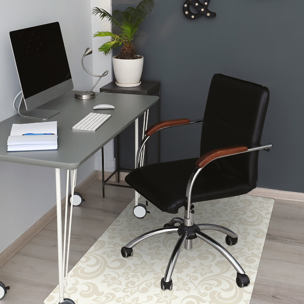 Podložka pod kancelársku stoličku barokový vzor