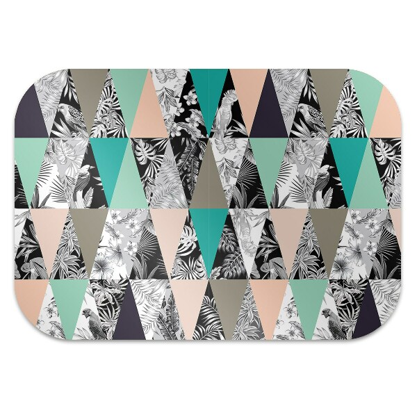 Podložka pod stoličku tropické patchwork