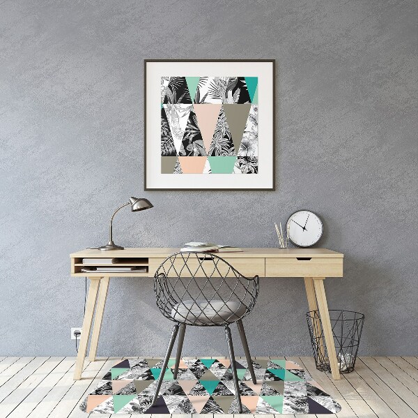 Podložka pod stoličku tropické patchwork