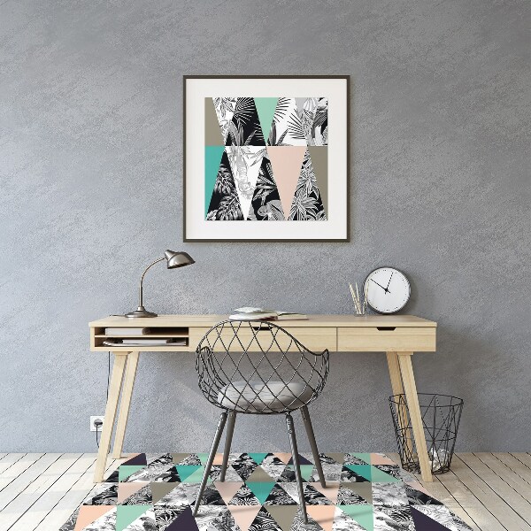 Podložka pod stoličku tropické patchwork