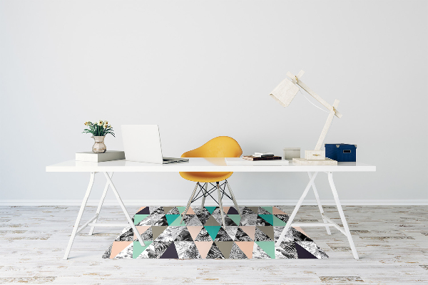 Podložka pod stoličku tropické patchwork
