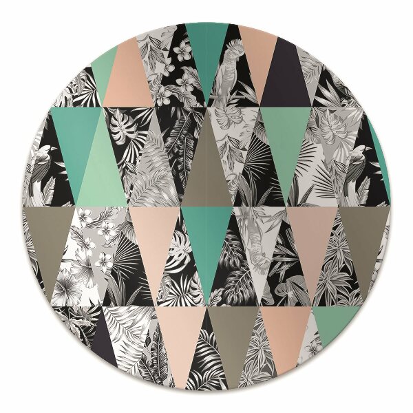 Podložka pod stoličku tropické patchwork
