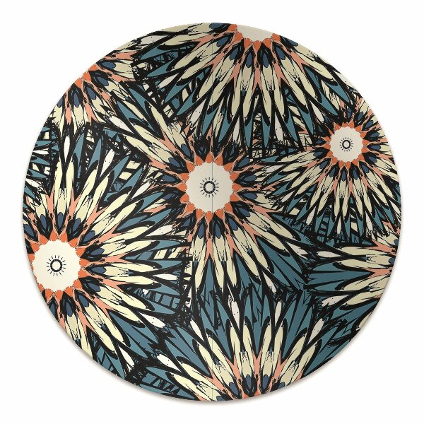 Ochranná podložka pod stoličku krásna mandala