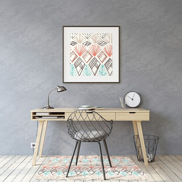 Podložka pod kancelársku stoličku etnické pattern