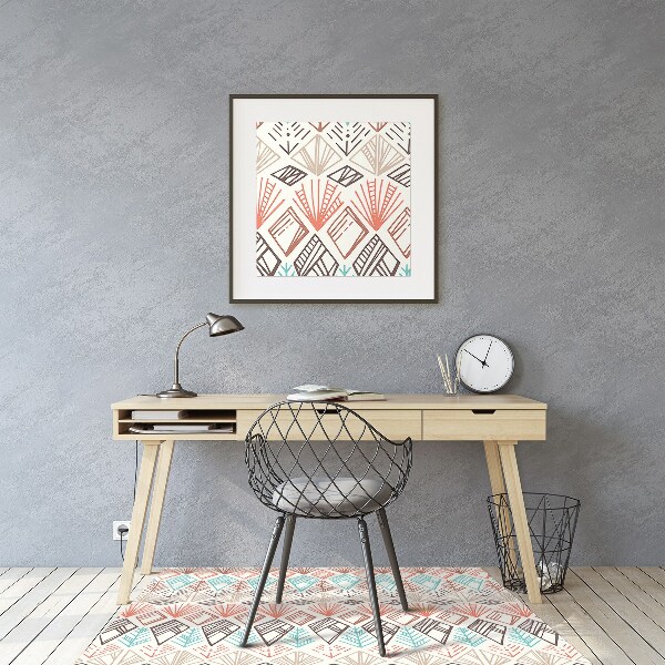 Podložka pod kancelársku stoličku etnické pattern