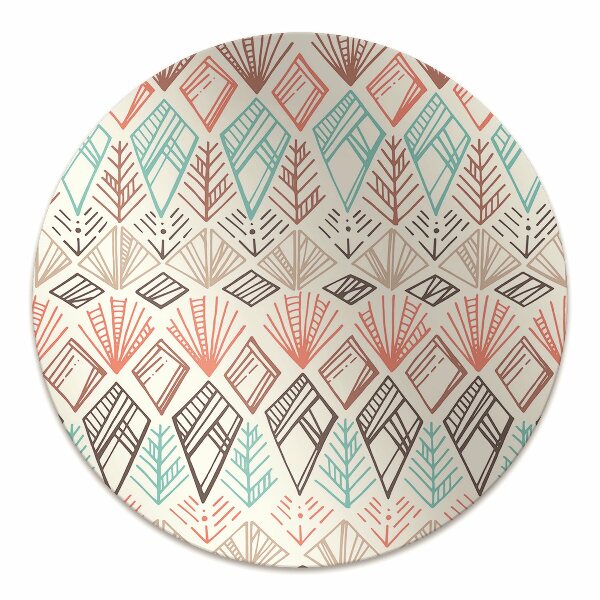 Podložka pod kancelársku stoličku etnické pattern