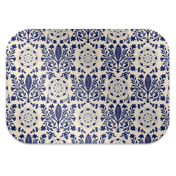 Ochranná podložka pod stoličku blue pattern