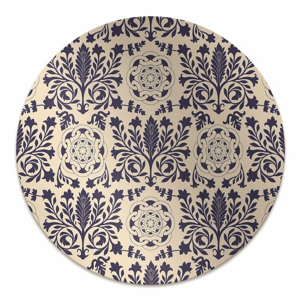 Ochranná podložka pod stoličku blue pattern