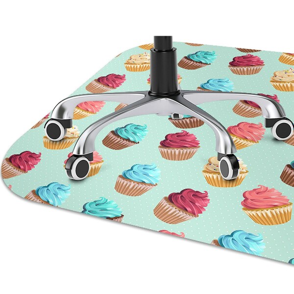 Podložka pod kancelársku stoličku muffiny vdolky