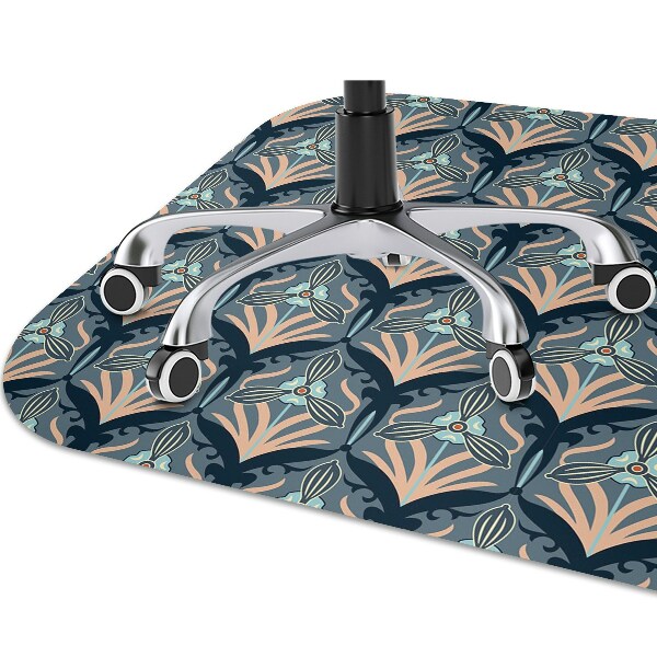 Ochranná podložka pod stoličku vinobranie kvety