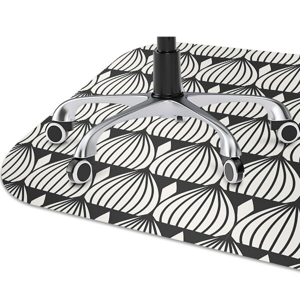 Ochranná podložka pod stoličku retro pattern