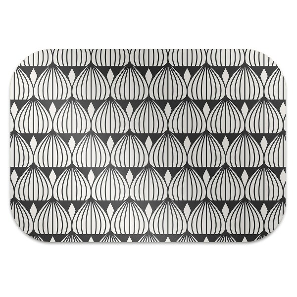 Ochranná podložka pod stoličku retro pattern