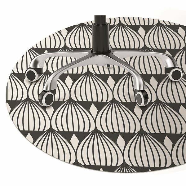 Ochranná podložka pod stoličku retro pattern