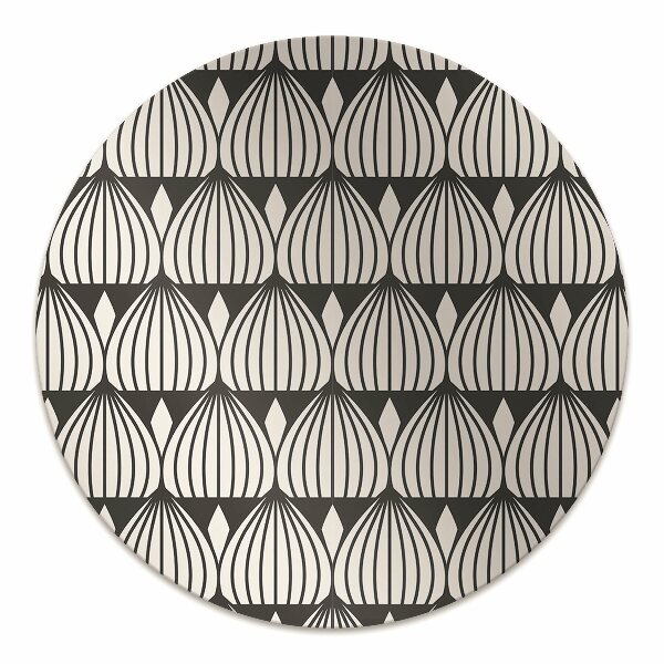 Ochranná podložka pod stoličku retro pattern