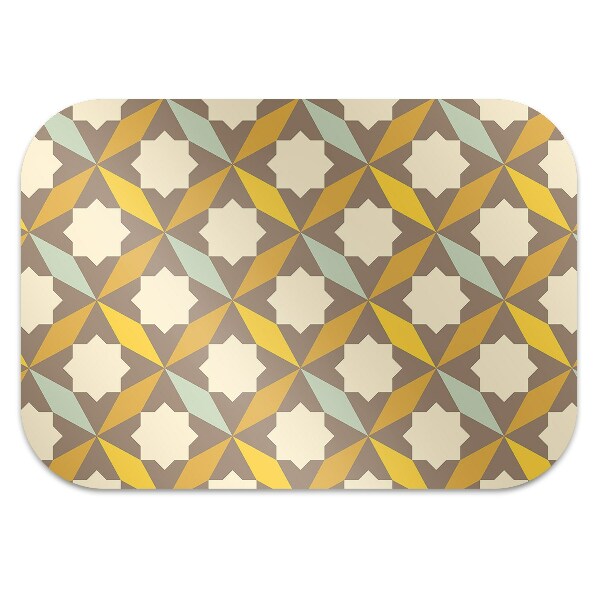 Ochranná podložka pod stoličku retro pattern