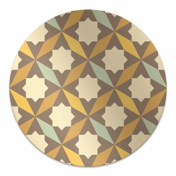 Ochranná podložka pod stoličku retro pattern