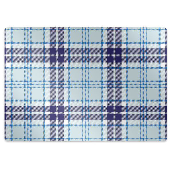 Podložka pod kancelársku stoličku tartan