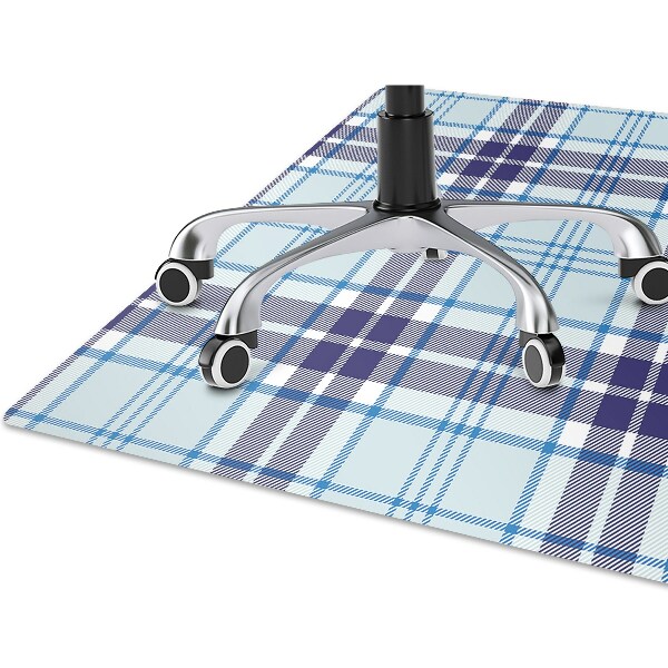 Podložka pod kancelársku stoličku tartan