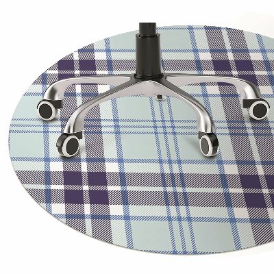 Podložka pod kancelársku stoličku tartan