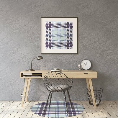 Podložka pod kancelársku stoličku tartan