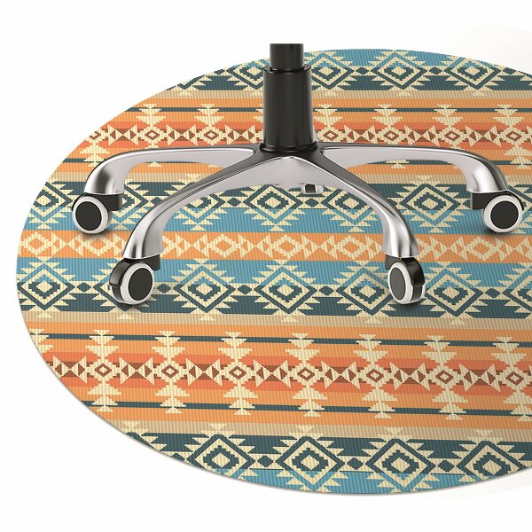 Ochranná podložka pod stoličku Navajo style pattern