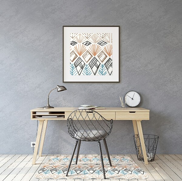 Podložka pod kancelársku stoličku etnické pattern