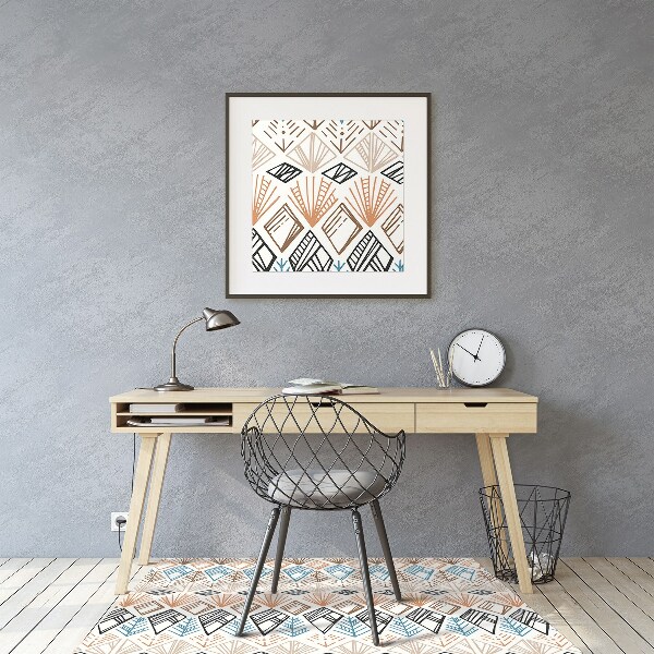Podložka pod kancelársku stoličku etnické pattern