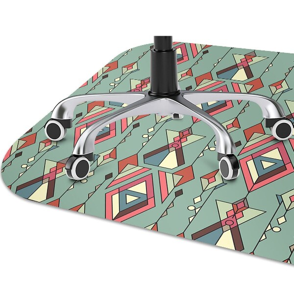 Podložka pod kancelársku stoličku Aztec vzor